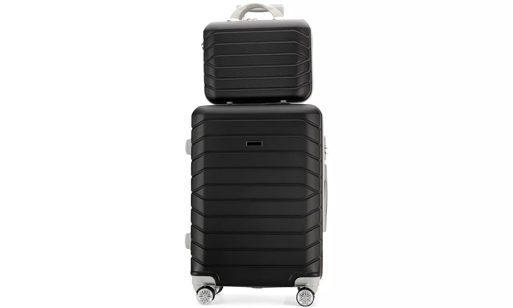 Set 4 valigie rigide con beauty case Bakaji