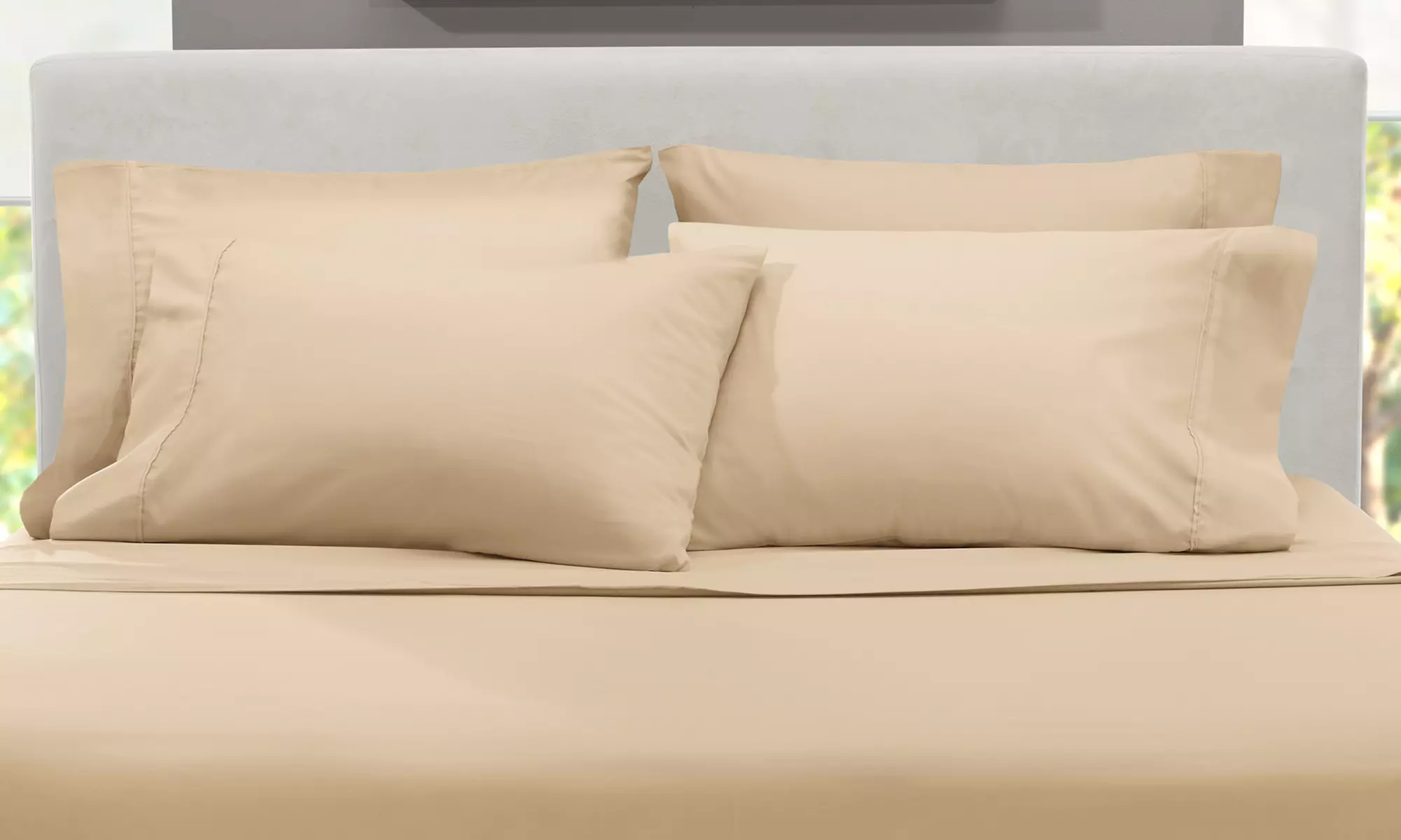 Nestl Extra Deep Pocket Sheets - 18-24 Inch Fitted Bed Sheet Set - 6 Piece