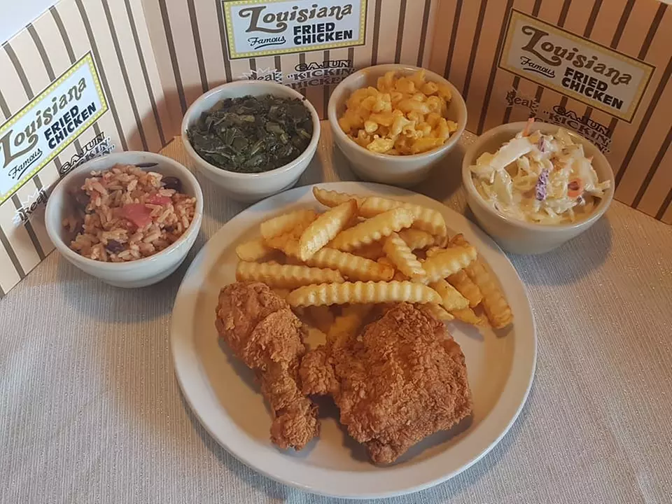 American Food at Louisiana Famous Fried Chicken (Up to 40% Off). Two Options Available. - Primary Image