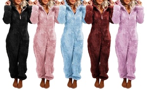 Women's Fleece Teddy One-Piece Suit