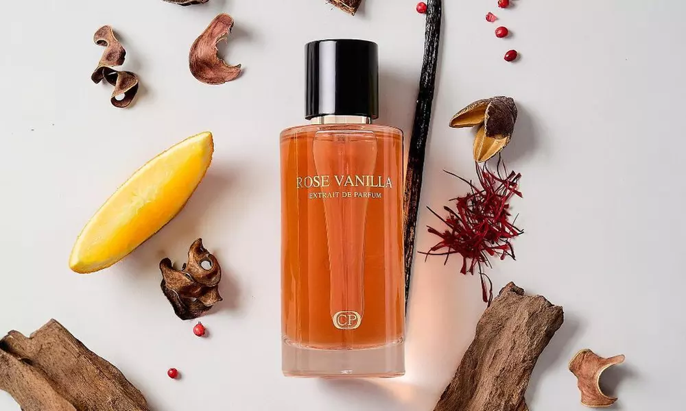 Eau de parfum "Rose Vanille" de Platinum Collection