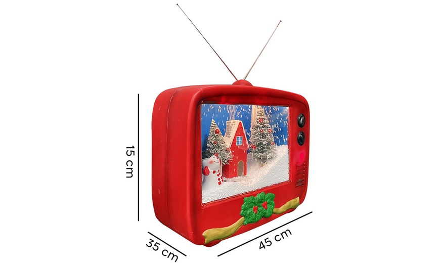 Image 4: Decoratieve Kersttelevisie