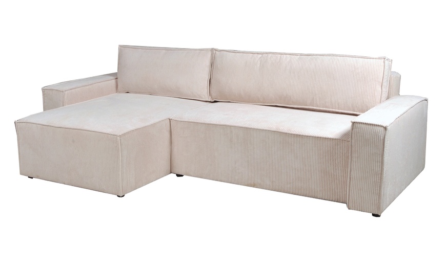 Image 2: Canapé d'angle convertible/réversible coffre "Élise" WEBER INDUSTRIES