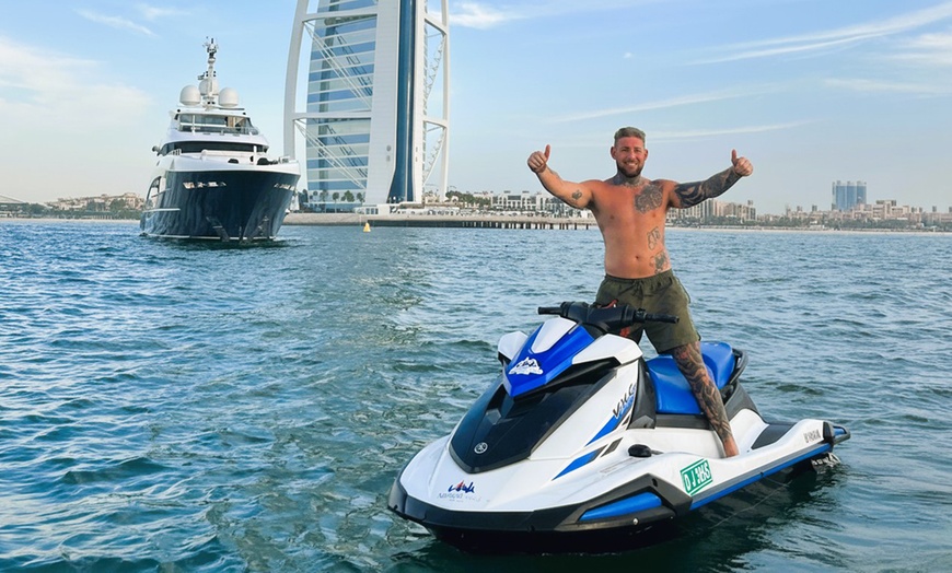 Image 3: Jet Ski Rental with Burj Khalifa View, Mandarin & Bulgari Hotel Tour