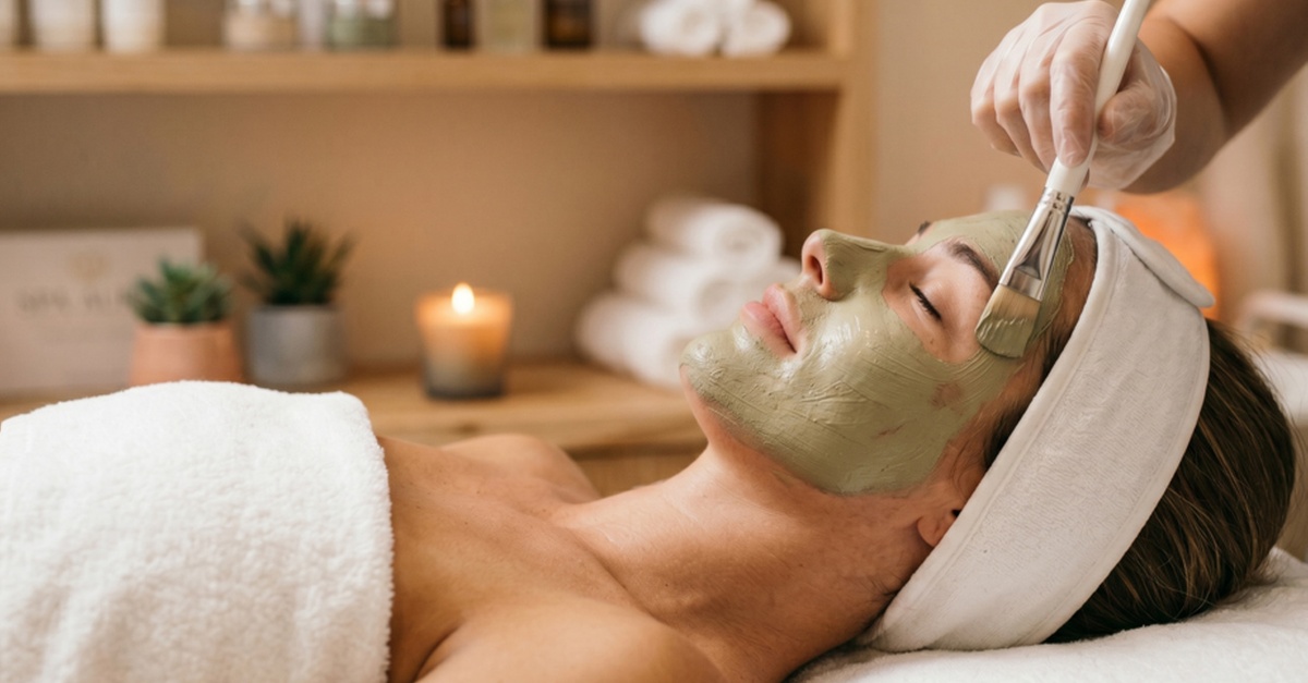 Tratamiento facial con limpieza profunda, peeling e hidratación en Málaga