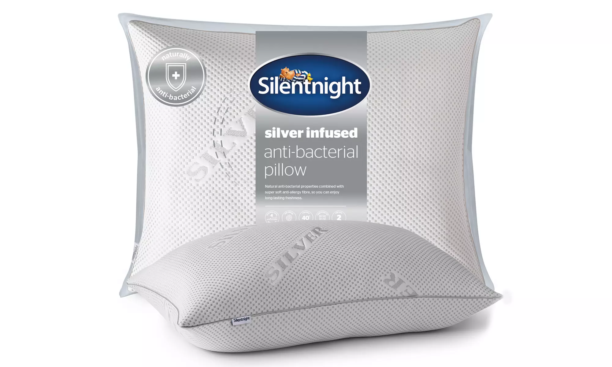 Silentnight Silver-Infused Anti Allergy Pillow