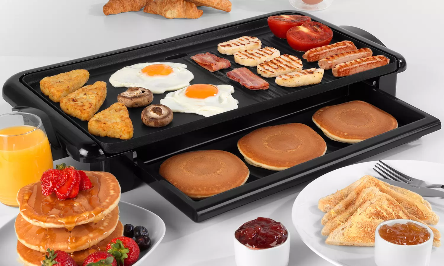 Grill familial Salter 200W avec plaque chauffante - Primary Image