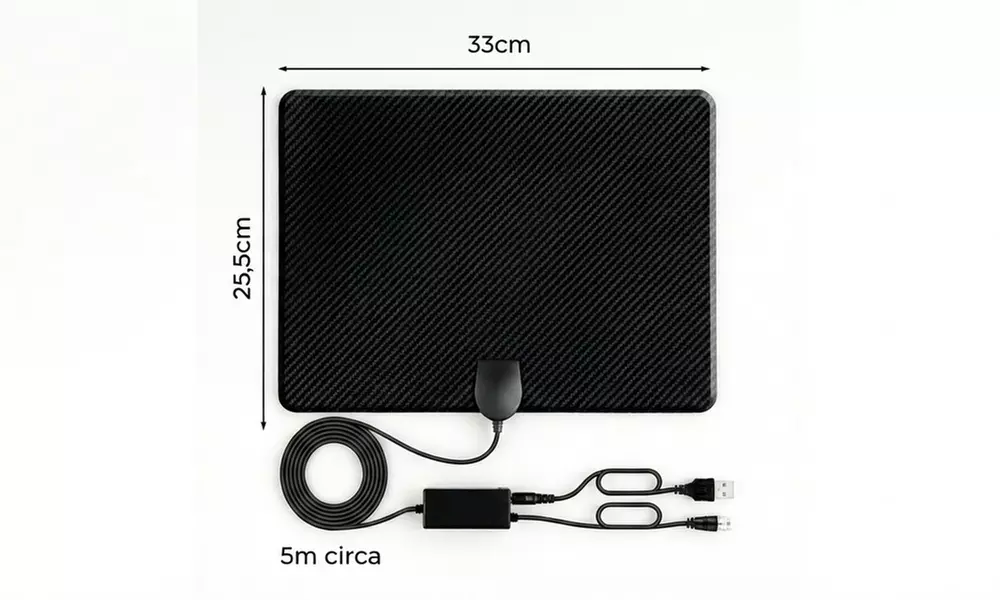 Interne digitale TV-Antenne 1080p Full HD mit Signalverstärker