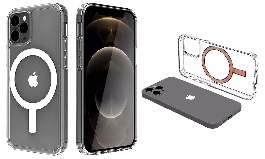 AICase For iPhone 12/12 mini/12 Pro/12Pro Max Shockproof Clear Magsafe Case