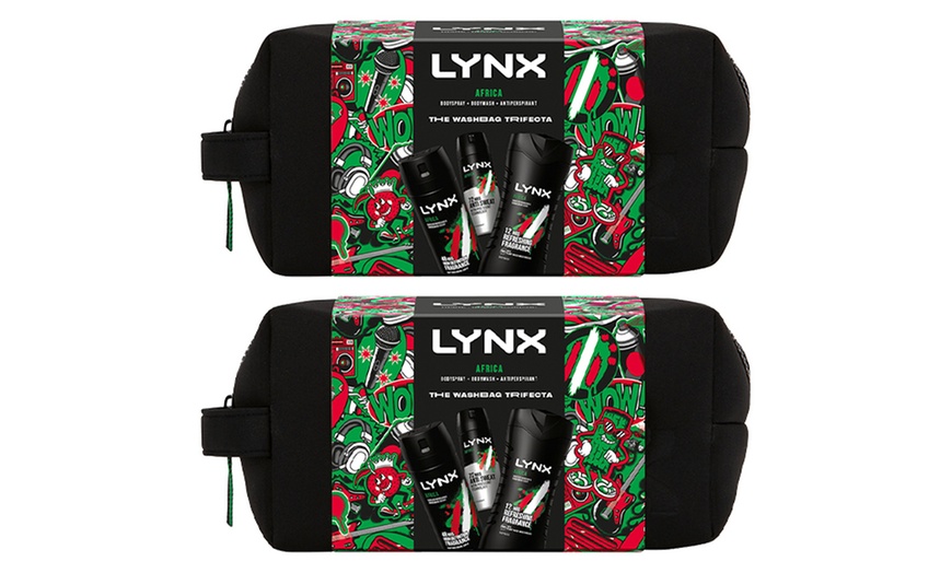 Image 3: Lynx Africa the Trifecta Bath and Body Three-Pieces Gift Set for Men 