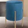 Image 8: Pouf en velours "Arturo" avec espace de rangement