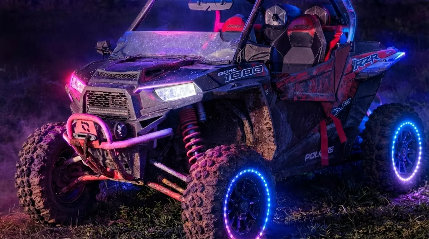Neon Glow Light ATV Tour – Miami's Thrilling Night Adventure