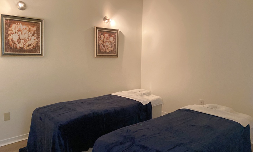 Image 1: Relax with Body Massages, Spa Packages or Reflexology for One or Couples at Ravissanics Beauty Spa