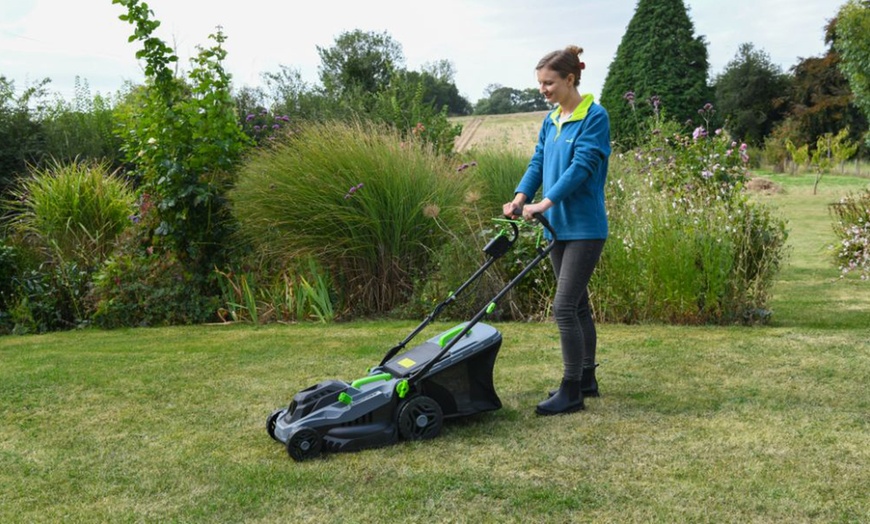 Image 1: AeroTek Lawn Mowers - 3 Models - Including Cordless