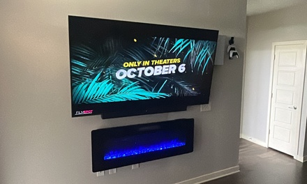 TV Mounting for Up to 65''  (TV Wall Mount NOT INCLUDED Or Wire Concealment) - Love & Community Home Services LLC