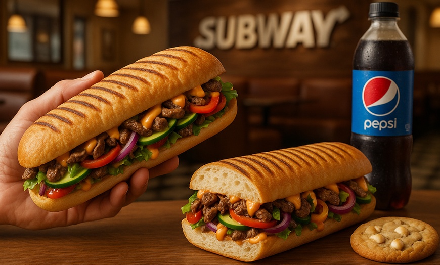 Image 2: Panini, Cookie & Getränk für 1 - 4 Personen bei Subway Köln