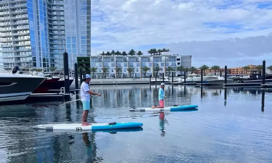 One Hour Guided Kayak & Standup Paddleboard Rentals for 2 to 6 People