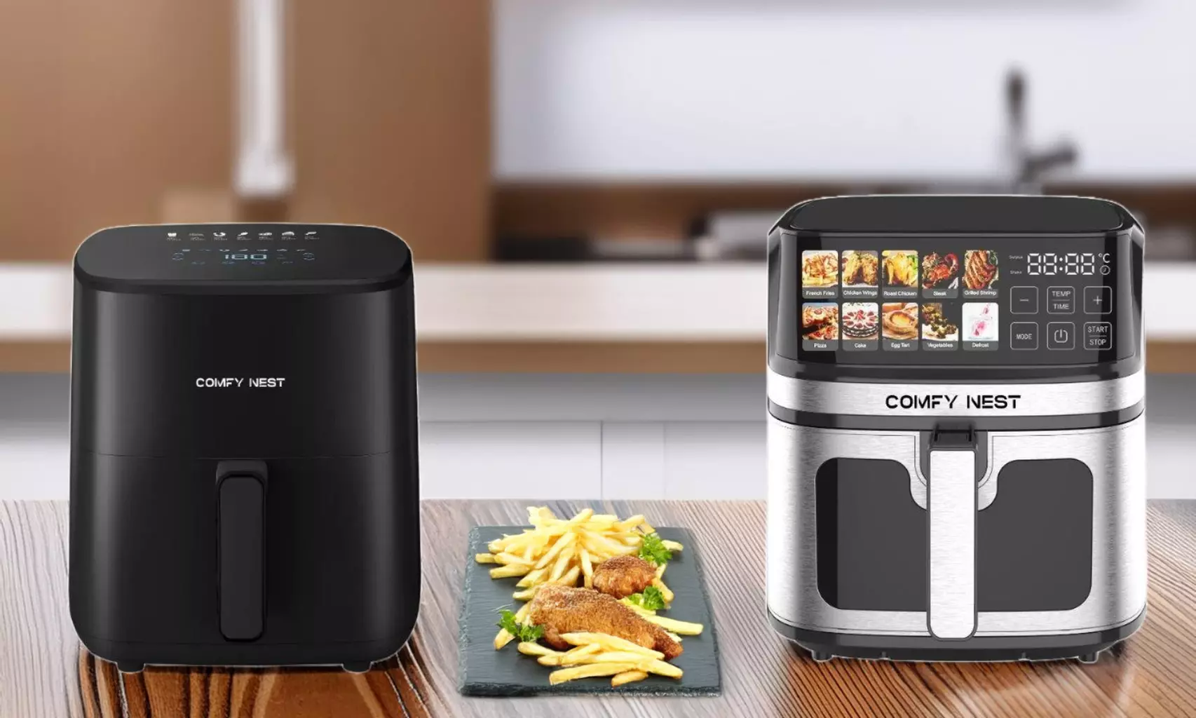 Comfy Nest Heißluftfritteuse CN06191 oder CN06160 mit Digitalanzeige