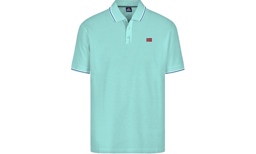 Image 8: 3er-Set Norway Baumwoll-Polos für Herren