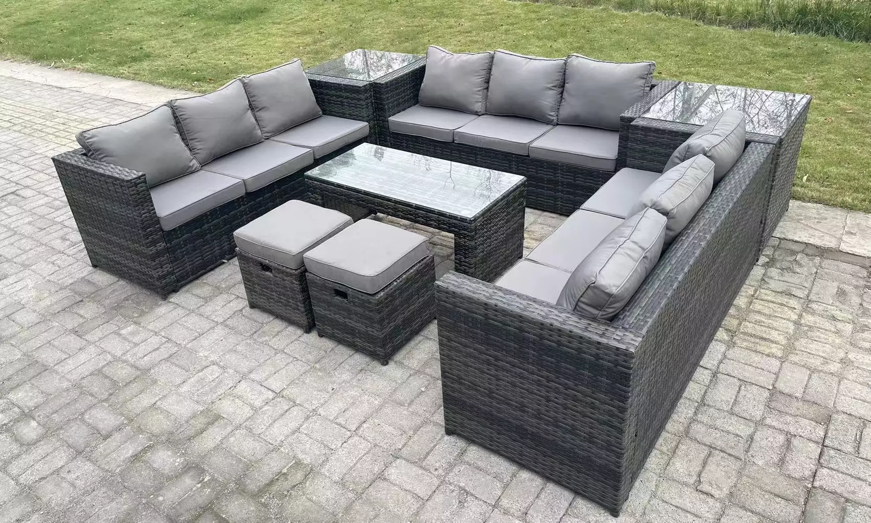 Fimous Outdoor-Lounge Gartenmöbel-Set
