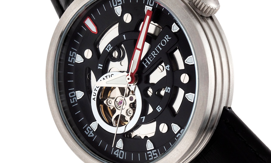 Image 13: Orologio Jasper Skeleton Heritor Automatic