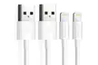 MFi iPhone Charger 2-Pack Lightning USB Cable Wall Adapter SE/Xs Max/XR/8/7/6s - Second Medium