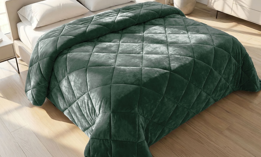 Image 22: Trapunta in velluto Irina