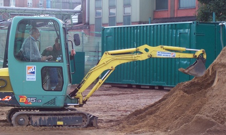 1x 45 Min. Mini-Bagger fahren für 2-3 Personen - WIWA Wilko Wagner