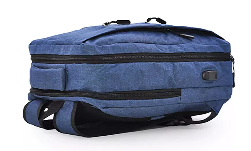 Image 4: Zaino da viaggio con ricarica USB