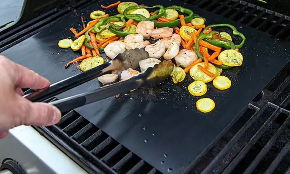 Non-Stick Reusable Grill or Oven Mat (2-Pack) - Primary Image