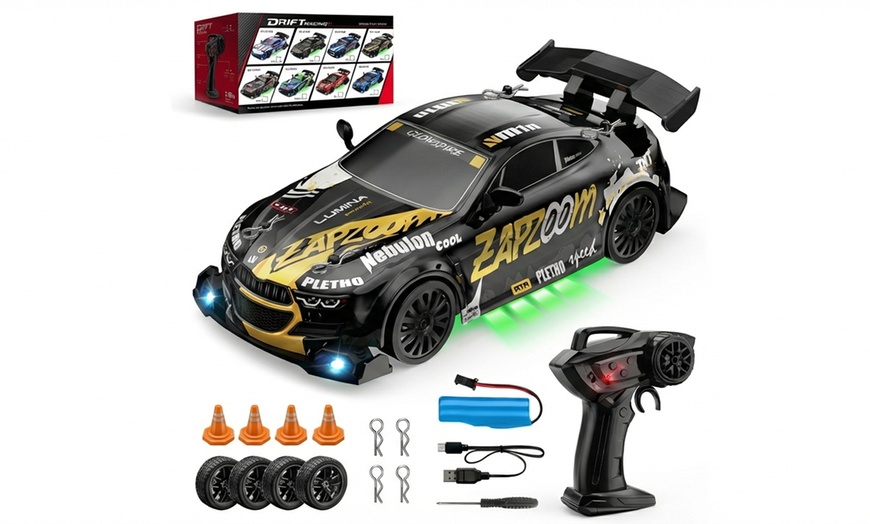 Image 11: 4WD Remote Control Drift Car – 2-Speed Racing Toy
