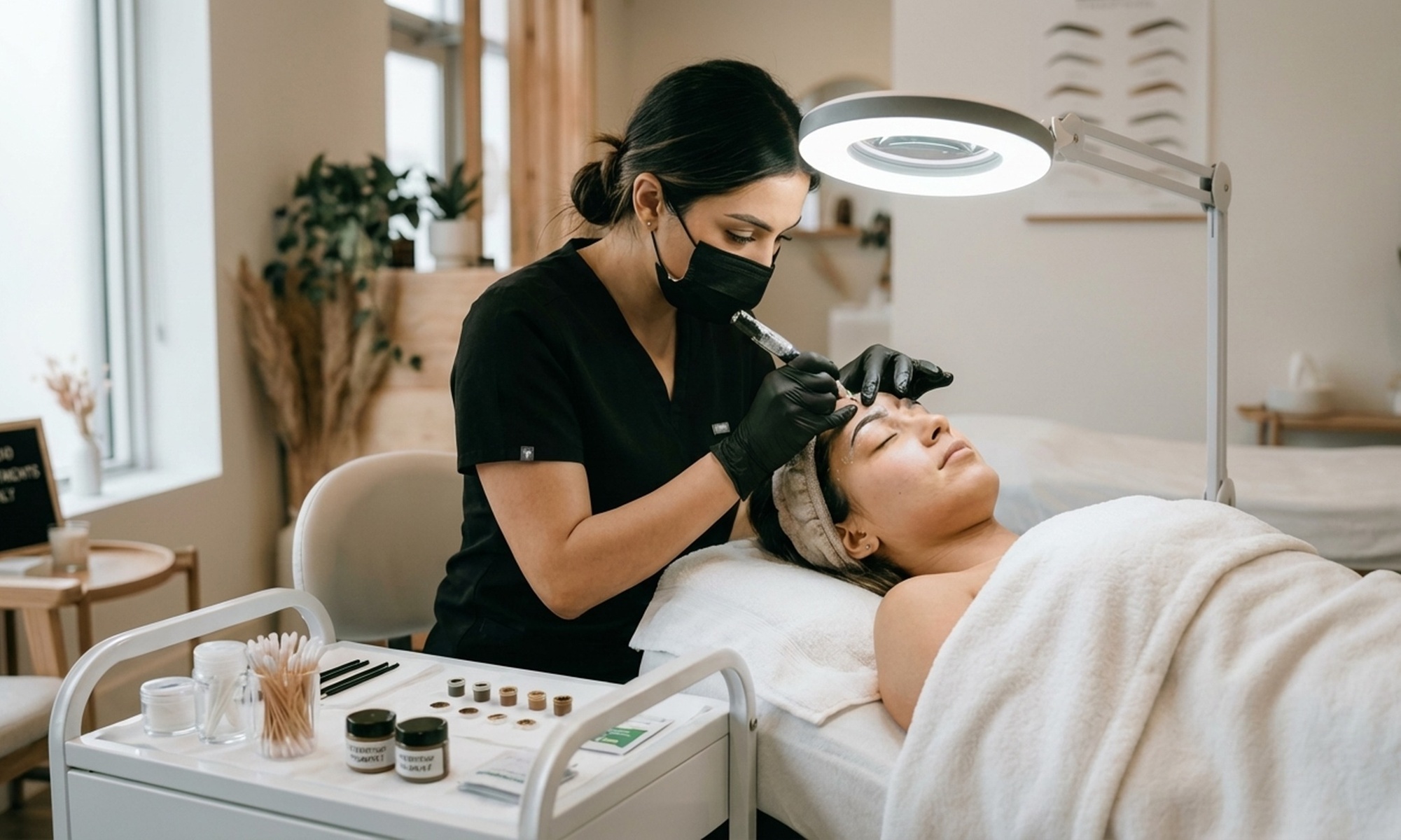 Microblading Session with Touch Up