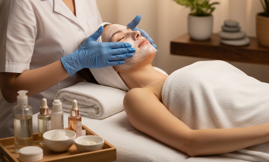 Image 1: Masaje facial kobido con limpieza básica o profunda y tratamiento