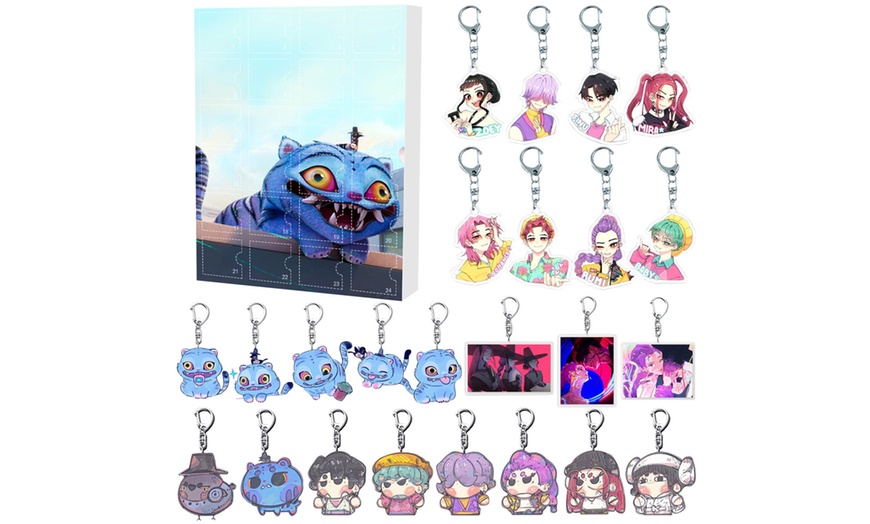 Image 2: KPop Demon Hunters Inspired Keychain Advent Calendar