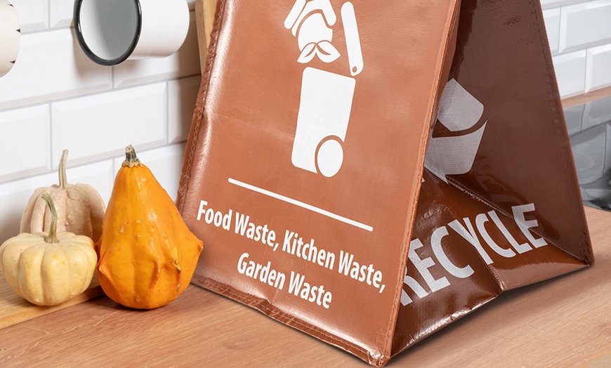 Image 12: Five Packs of Heavy-Duty Recycling Sorting Bags 