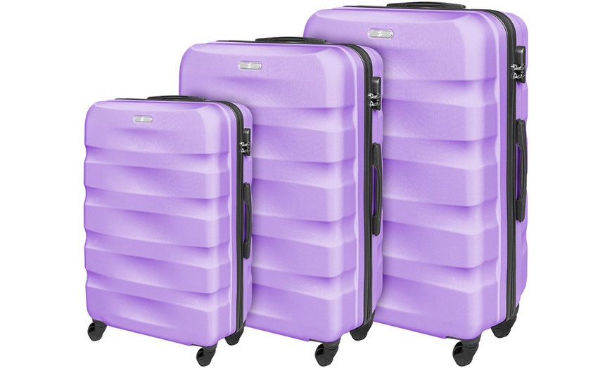 Image 13: Set da 3 valigie da viaggio in abs