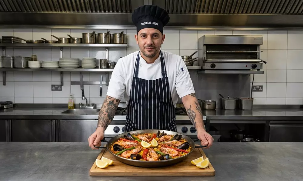 Dive into Paella Experience for Two and Soft Drinks or Cocktails