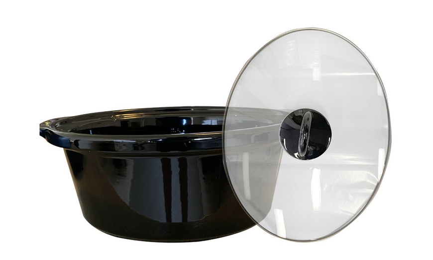 Image 6: TODO Steel, Slow or Rice Cooker w/ Ceramic Bowl/ Cup/ Tray