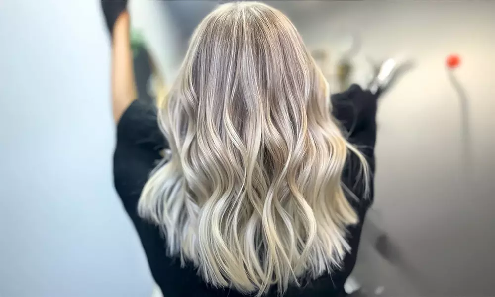 Hair Wash & Blow Dry with Optional Hair Cut, Root Touch Up, Hair Spa, or Trim (Up to 82% Off) - Primary Image