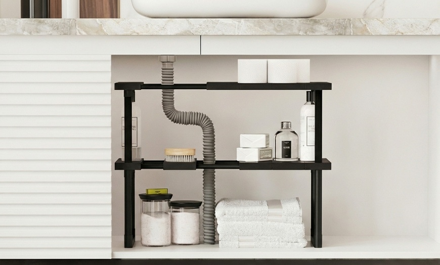 Image 3: Mobiletto organizer da cucina per sotto lavello