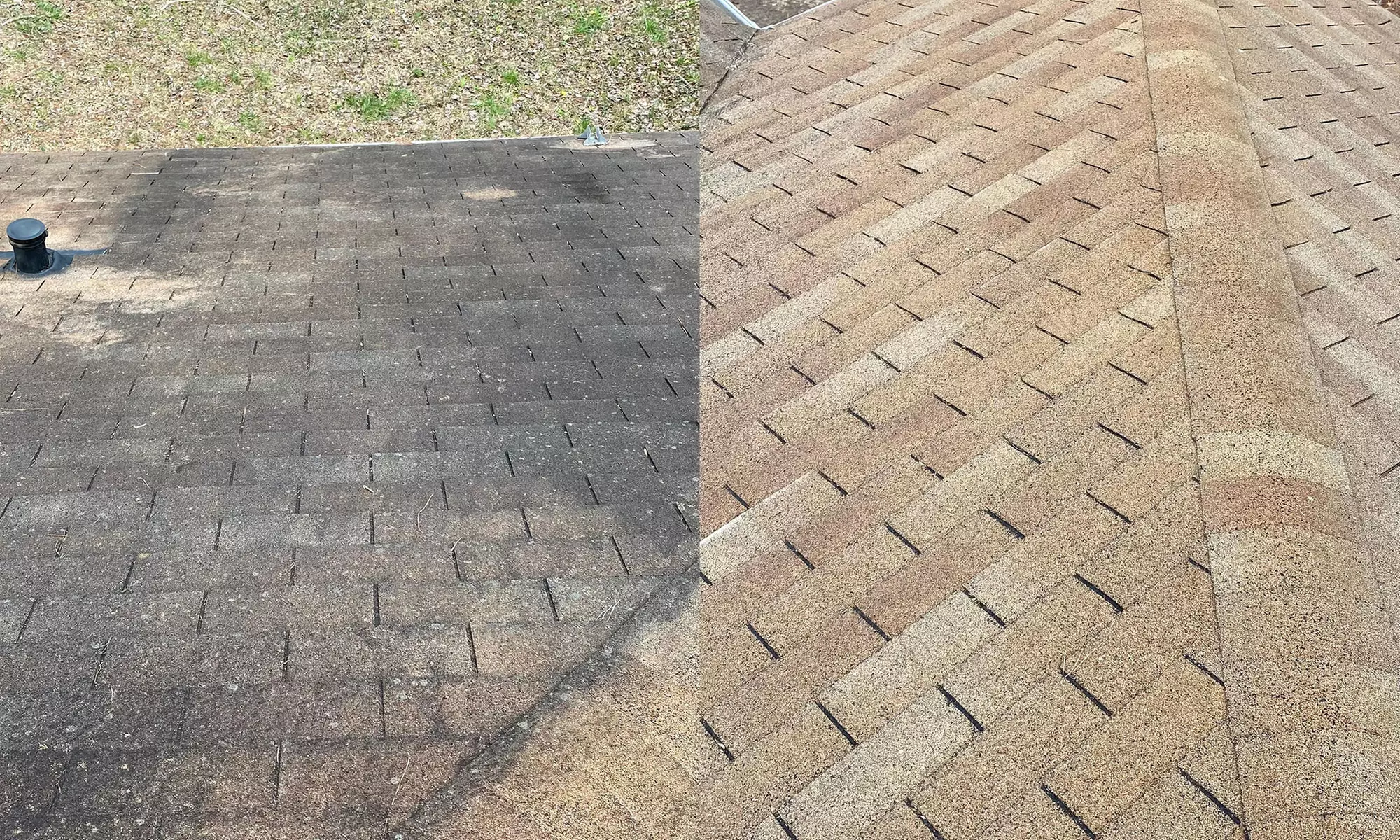 Spotless Roof Cleaning for Mildew and Moss Removal