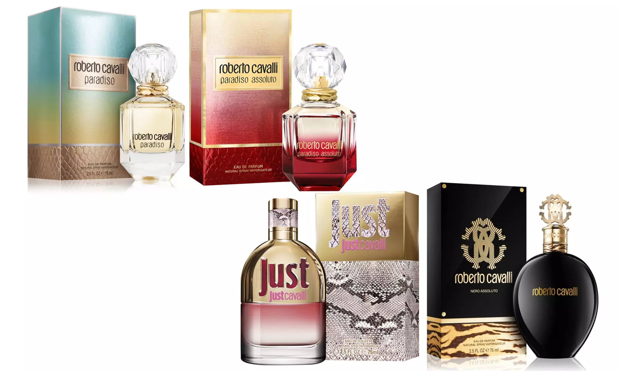 Roberto Cavalli EDP oder EDT (bis zu 473,20€/1L) - Primary Image