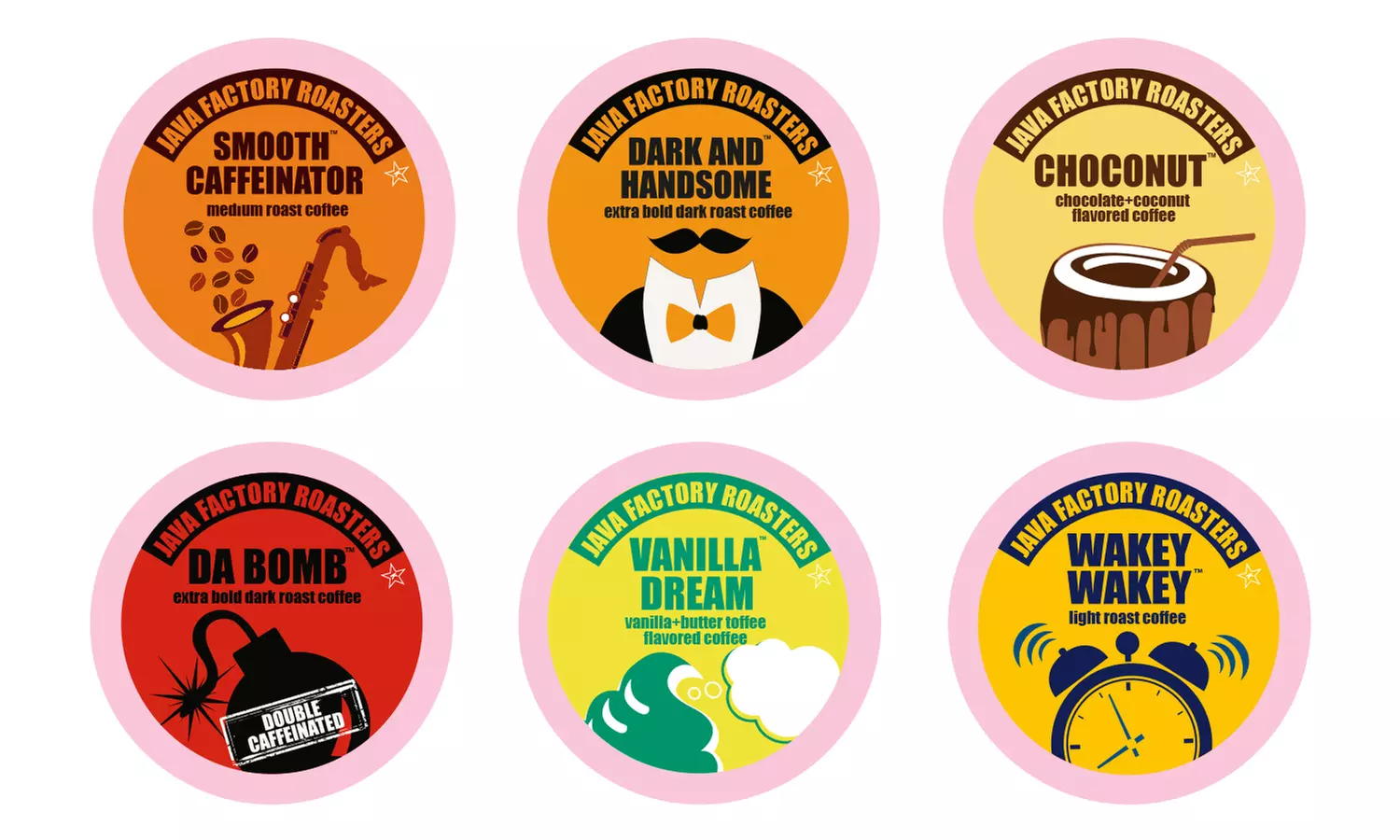 Java Factory Roasters Single Serve Coffee Pods (40-Count) - Primary Image