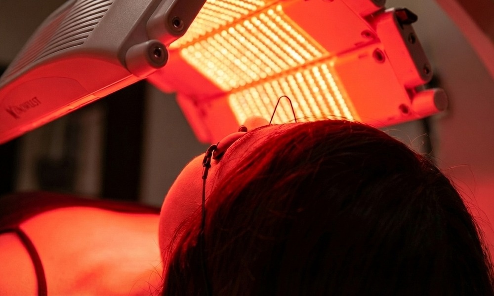 Red Light Therapy Session for Skin Glow and Recovery