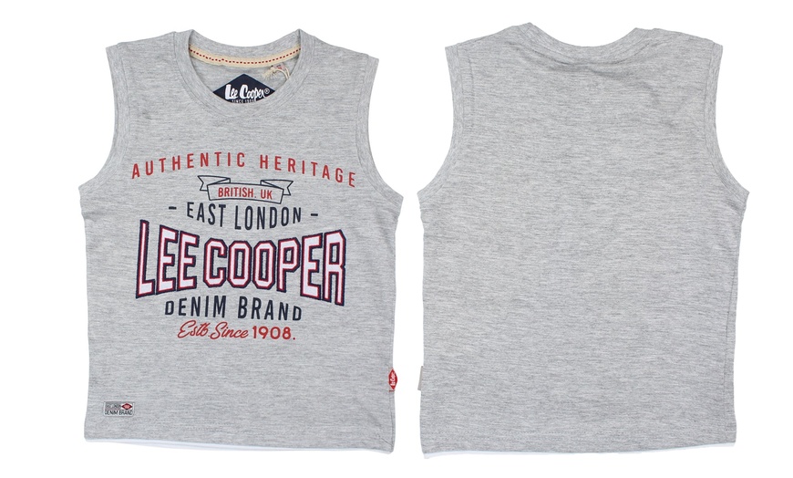 Image 10: Camiseta de tirantes para niños Lee Cooper