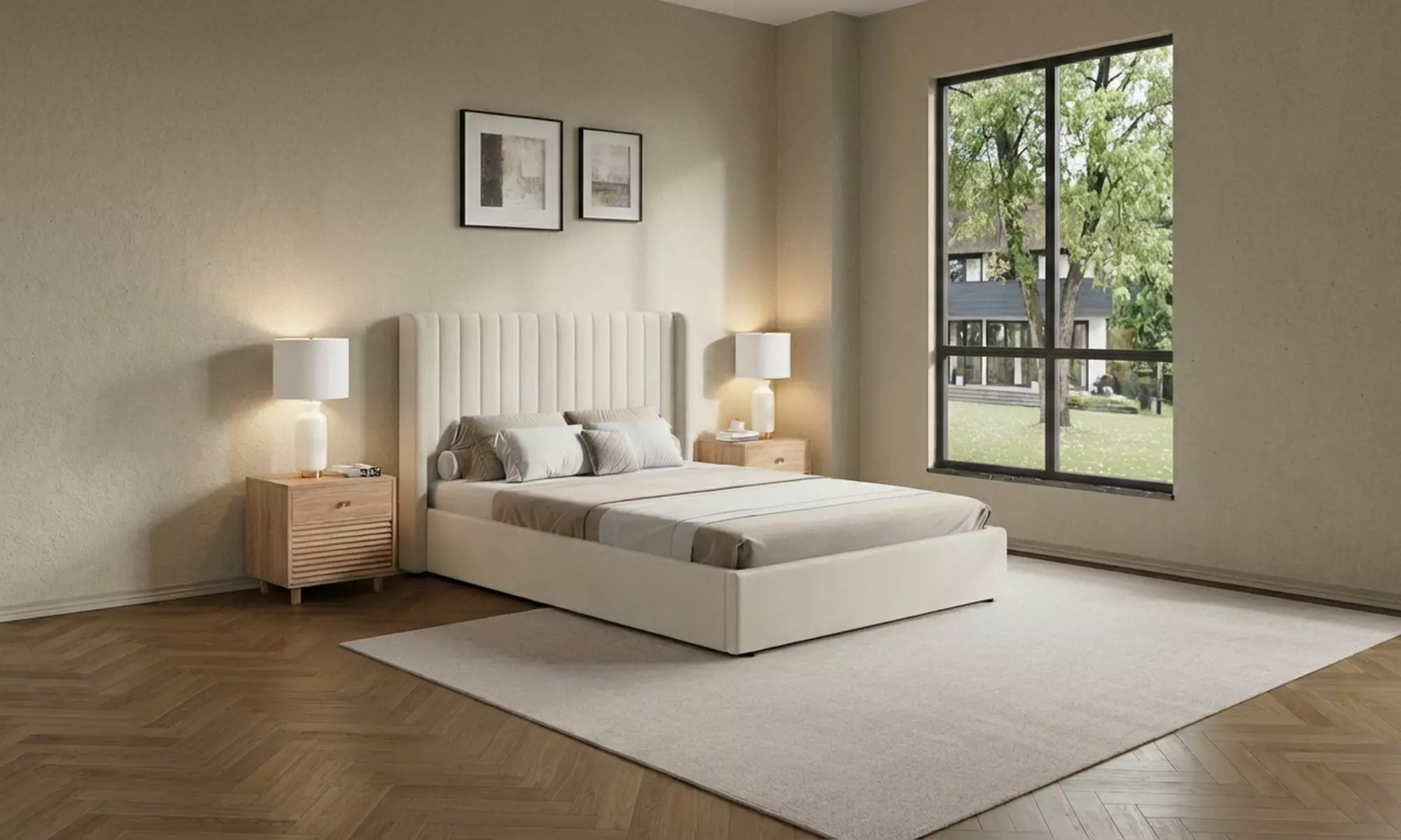 Belgravia Velvet Upholstered Gas Lift Ottoman Bed Frame