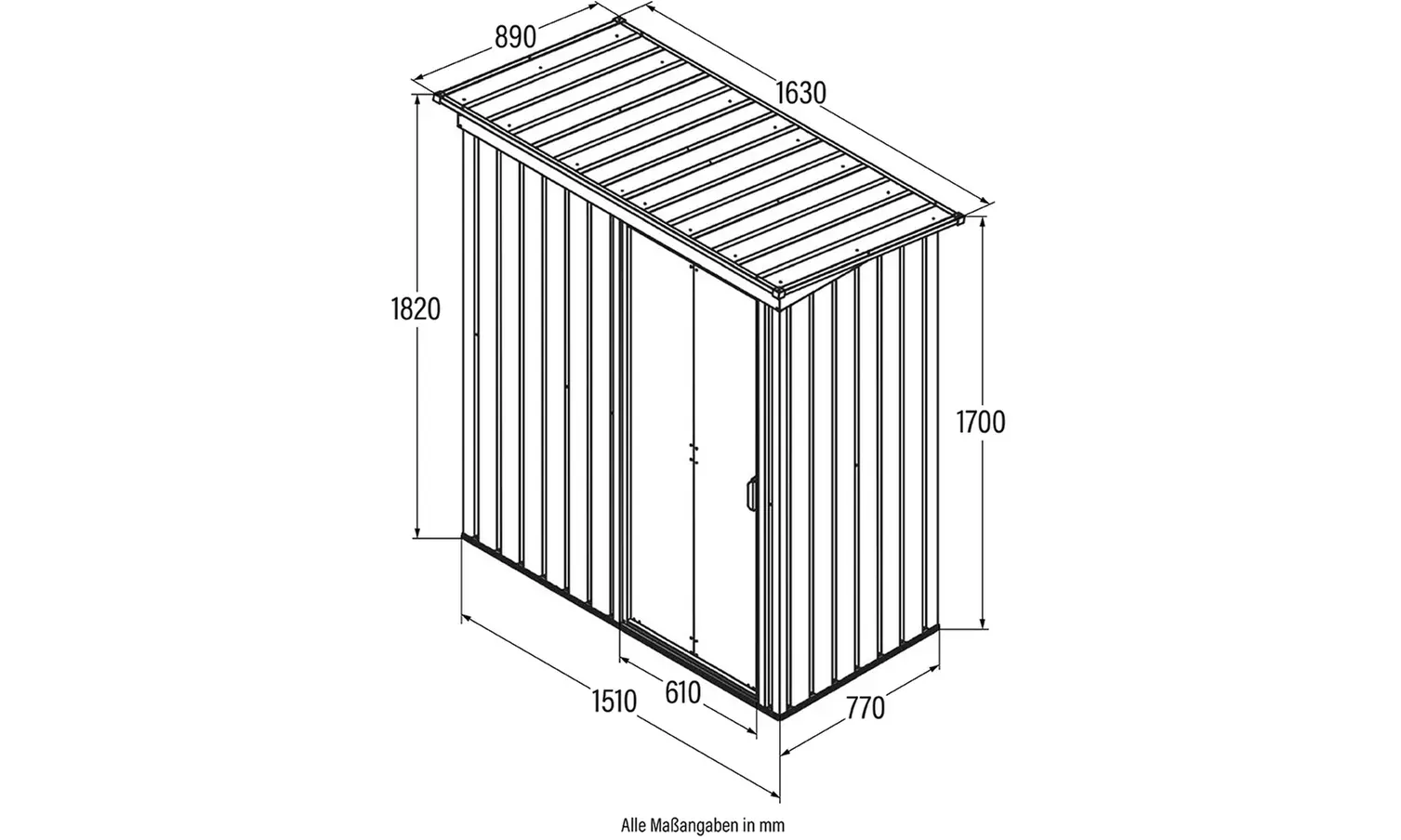 Home Deluxe Geräteschuppen BOHIO