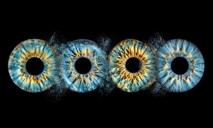 Œuvre d’art personnalisée de l’iris avec effet au choix : fichier numérique uniquement – Œil unique - Eye At Home FR