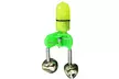 20 PCS LED Night Fishing Bite Bait Alarm 2 Bells Light Rod Tip Clip Alert Ring - Second Medium