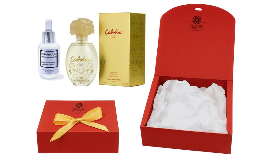 Image 2: Fragranza Cabotine de Grès con siero al platino colloidale e gift box